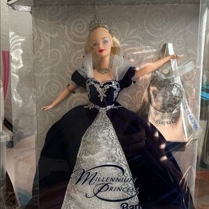 Barbie Millennium Princess Doll in Blue and Silver